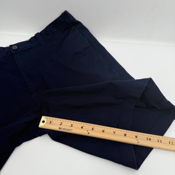 J Crew Shorts Men 35 Blue Chino Walking 9" Inseam Casual Stretch Flat Front - Picture 9 of 10
